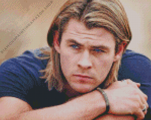 Actor Chris Hemsworth Diamond Painting