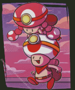 Aesthetic Toadette Diamond Painting