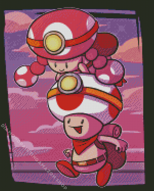 Aesthetic Toadette Diamond Painting