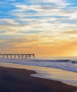 Atlantic Beach Sunset Diamond Painting