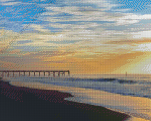 Atlantic Beach Sunset Diamond Painting