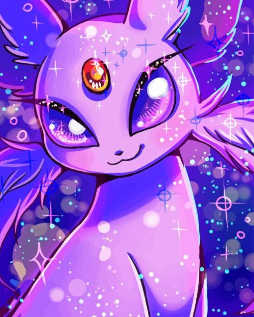 Beautiful Espeon Art Diamond Painting