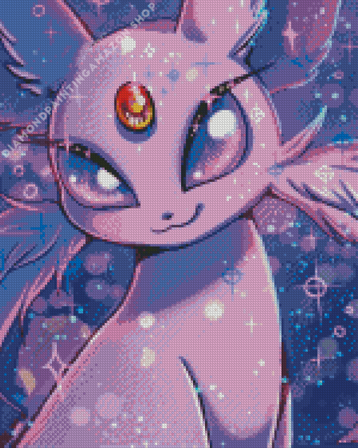 Beautiful Espeon Art Diamond Painting