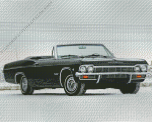 Black 1965 impala Diamond Painting