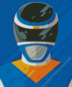 Blue Power Ranger Diamond Painting