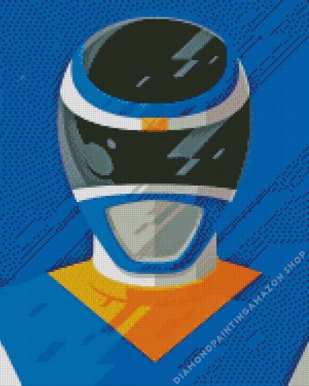 Blue Power Ranger Diamond Painting