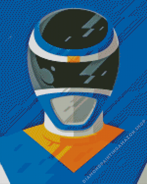 Blue Power Ranger Diamond Painting