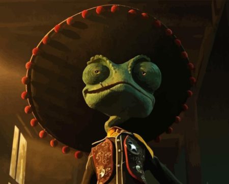 Cowboy Rango Diamond Painting