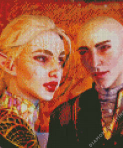 Dreadwolf Dragon Age Diamond Painting