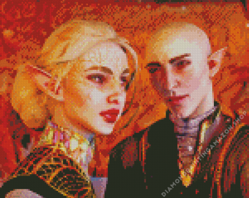 Dreadwolf Dragon Age Diamond Painting