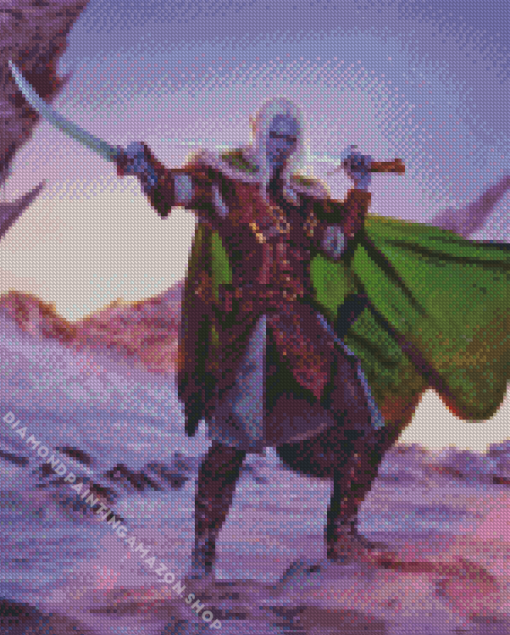 Drizzt Dourden Diamond Painting