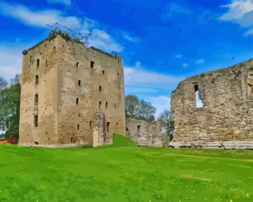 Spynie Palace Diamond Painting