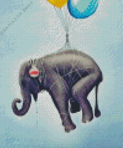 Flying Elephant Diamond Painting