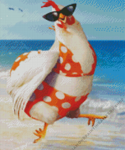 Funny Chicken Diamond Painting