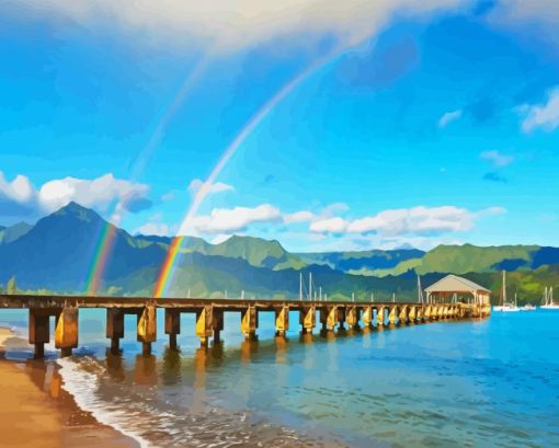 Hanalei Bay Diamond Painting