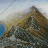 Helvellyn Mountain Snow Diamond Painting