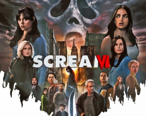 Movie Scream 6 Diamond Painting