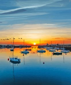 Howth Harbour Diamond Painting