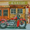 Indian Motorcycle Diamond Painting