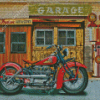 Indian Motorcycle Diamond Painting