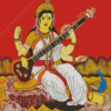 Indian Saraswati Diamond Painting