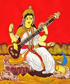 Indian Saraswati Diamond Painting