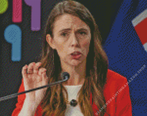 Classy Jacinda Ardern Diamond Painting