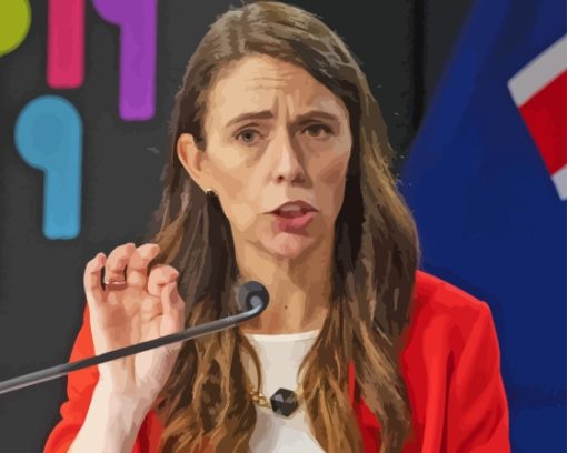 Classy Jacinda Ardern Diamond Painting