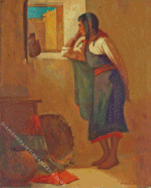 Navajo Woman Diamond Painting