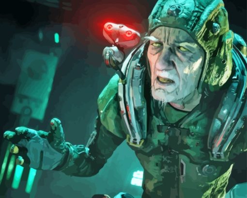 Old Man Rage 2 Diamond Painting