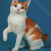 Orange Bobtail Diamond Painting