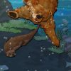 Otter And Bear Diamond Painting