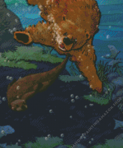 Otter And Bear Diamond Painting