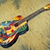 Painted Guitar Diamond Painting