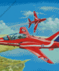 RAF Red Arrows Diamond Painting