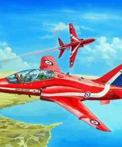 RAF Red Arrows Diamond Painting