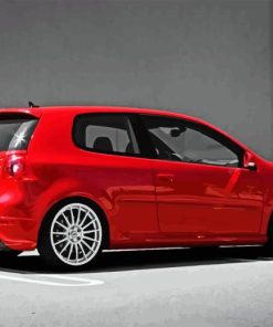 Red Golf R32 Diamond Painting