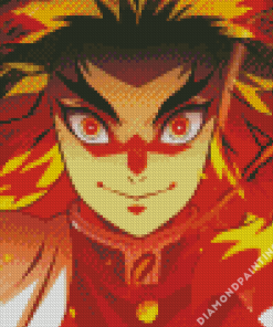 Rengoku Demon Slayer Diamond Painting