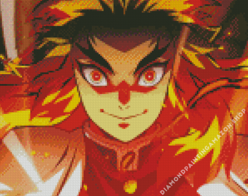 Rengoku Demon Slayer Diamond Painting