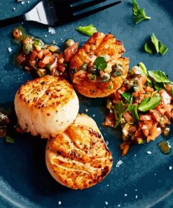 Scallops With Butter Diamond Painting