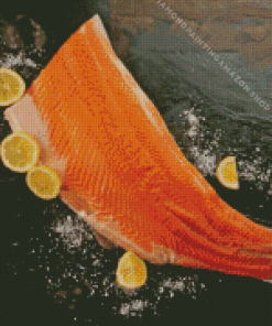 Steelhead With Lemon Diamond Painting