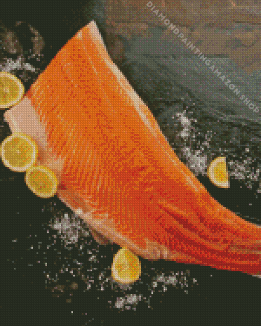 Steelhead With Lemon Diamond Painting