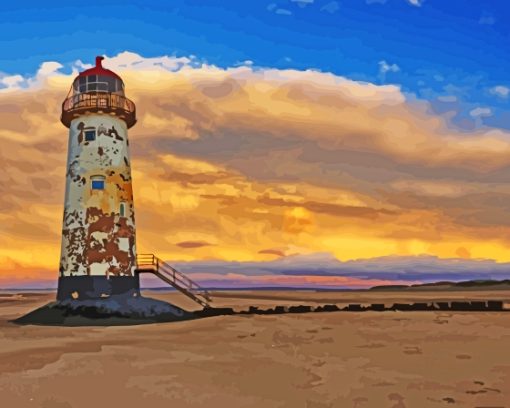 Talacre Lighthouse Diamond Painting