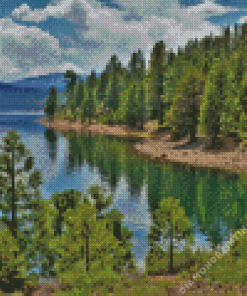 Tahoe National Forest Diamond Painting