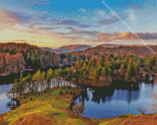 Tarn Hows Lake Diamond Painting