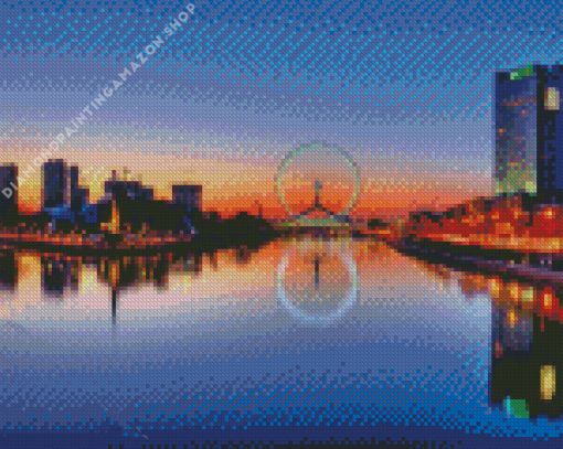 Tianjin Sunset Diamond Painting