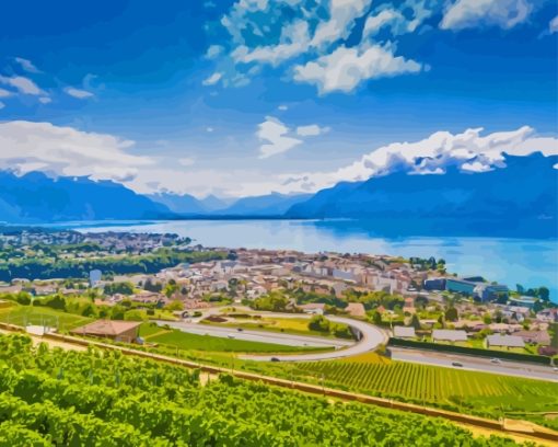 Vevey Switzerland Diamond Painting