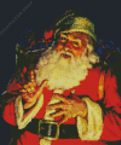 Vintage Santa Clause Diamond Painting