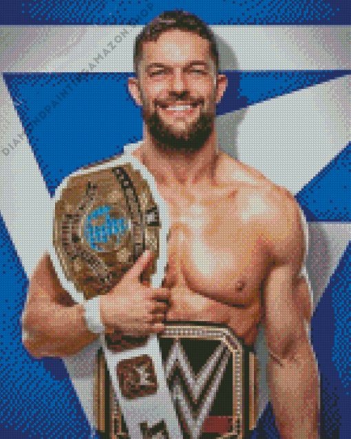 WWE Finn Balor Diamond Painting