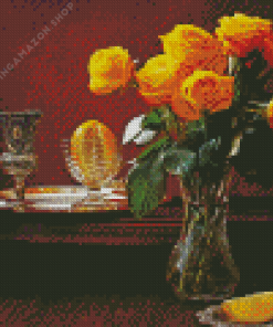 Yellow Roses Diamond Painting